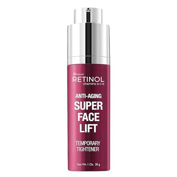 LIVAURA Instant Face Lift Serum Skin Tightening & Firming Face Cream for Wrinkles, Anti Aging Faces Lift Cream, Instant Firming Tightener for Sagging Skin & Deep Wrinkles, Lifting Wrinkle