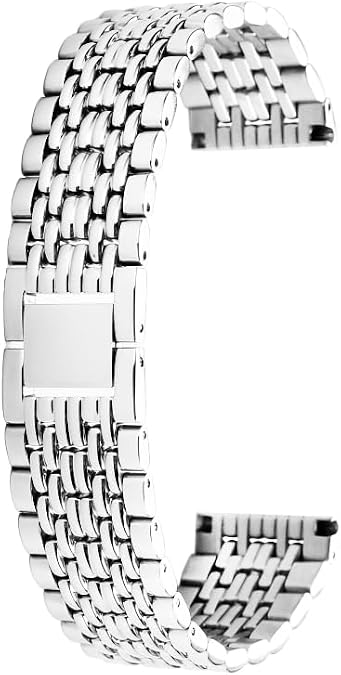 For Movado Museum 0606180 Men's Watch, 21mm Stainless Steel Bracelet Replacement, Solid Metal Band for Men, Original Style Watch Strap