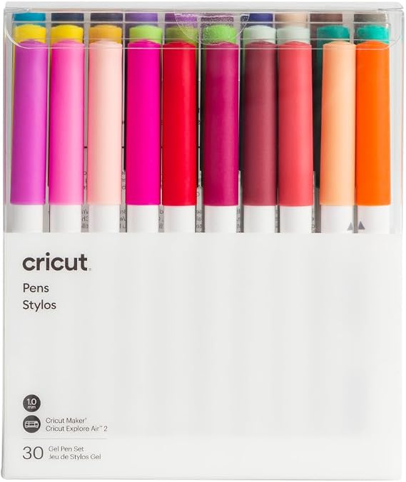 Cricut Ultimate Gel Pen Set (30ct) - For use Maker, Explore, Venture Machines