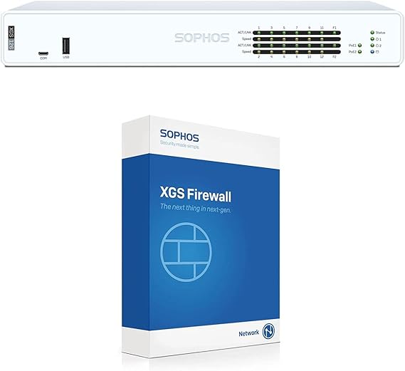 Sophos XGS 126 Next-Gen Firewall with Xstream Protection, 3-Year (US Power Cord) (IA1C3CSUS)