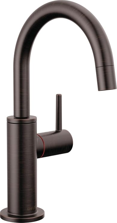 Delta Faucet Instant Hot Water Dispenser Faucet Oil Rubbed Bronze, Instant Hot Water Tap, Hot Water Faucet, Venetian Bronze 1930LF-H-RB (Tank and Filter Not Included)