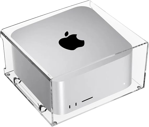 Acrylic Stand for Mac Studio M1-M4, Mac mini M1 M2 2010-2023
