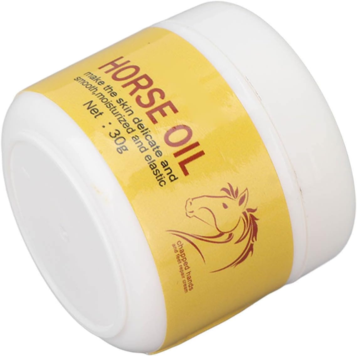Horse Oil Foot Cream, Repairing Horse Oil Skin Cream Easily Absorbed 30ml for Night Use