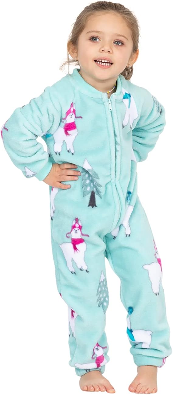 Footed Pajamas Llamas Toddler Footless Chenille One Piece