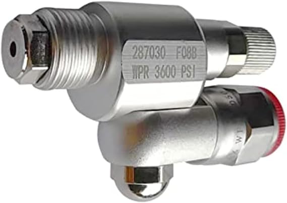 Gra-co 287030 Shut-Off Valve Swivel Joint Extension Anti-spitting Valve Airless Spray Adapter Joint for High Pressure Airless Paint Sprayers Gun Pole Extensions