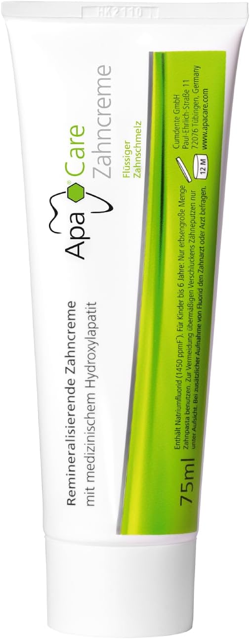Apacare Remineralising Toothpaste with Liquid Enamel 75ml