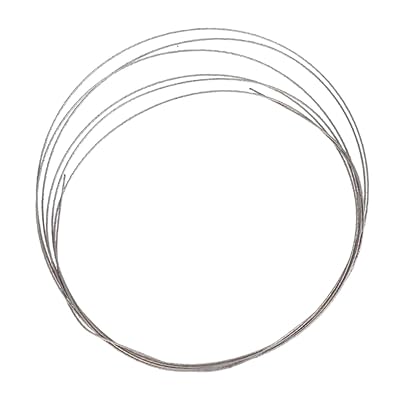 Diamond Wire Saw Superfine Diamond Wire Cutting Saw Blade Replacement Minimal Loss 1 Meterslot Cutting Tool for Glass,Stone, 0.25mm