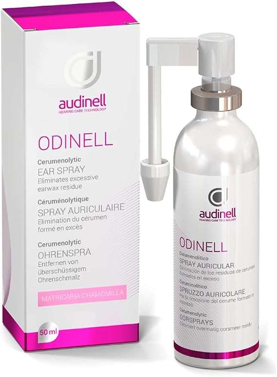 Audinell Ear Wax Removal Spray (50ml) | Ear Cleaner | Soothes & Prevents Irritations, Cleanses Ear Canal | Replaces Q-Tips, Ear Candles, Cotton Swabs, Q-Grips, Spades, Ear Drops | Safe for All Ages