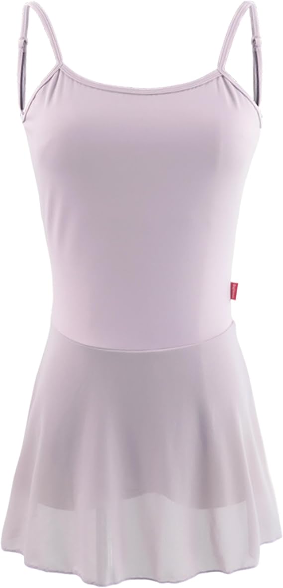 Teen Girls Women Mesh Skirted Leotards for Women Ballet, Dance Dress for Training, Skating