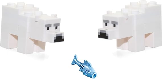 LEGO Minecraft Animal MiniFigure - Minecraft Polar Bears Combo Pack (21142)