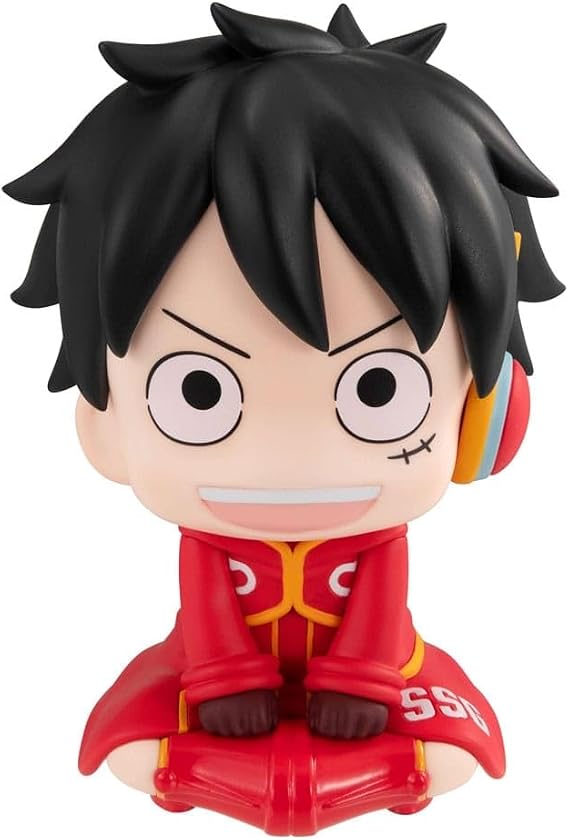 Megahouse MH841064 Action Figure Monkey D. Luffy Ver. Future Island Egghead One Piece, Lookup, 11 cm, Multicolor, Collectible Figure, Optimal for Anime Fans (Banpresto)