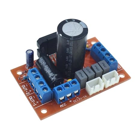 TDA7388 4 channel car amplifier board 4X41W DC 12v power supply DIY board