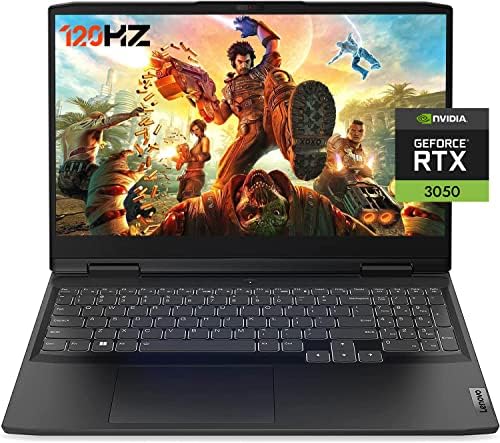 Lenovo IdeaPad Gaming 3 Laptop, 15.6 FHD 120Hz Display, Hexa-core AMD Ryzen 5 6600H>i7-1260P, NVIDIA GeForce RTX 3050, 16GB DDR5 RAM, 1TB NVMe SSD, Backlit KB, WiFi 6, RJ45, Windows 11