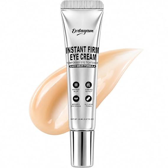 Instant Eye Tightener Cream Anti Aging Eye Treatment for Eye Bags & Wrinkles Instant Face Lift Effect for Under Eye Puffiness, Fine Lines & Tired Eyes 5-Minute Firming Formula 15ml