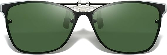 Polarized Clip on Sunglasses for Men Women over Prescription Glasses Anti Glare & UV Protection