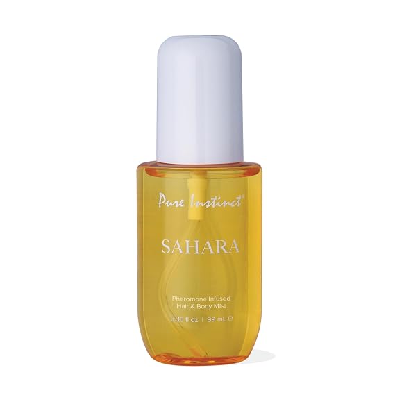 Pure Instinct SAHARA - Pheromone Hair & Body Mist - Burst of Fresh Fragrance Spray for Women - Everyday Wear Perfume Mist
