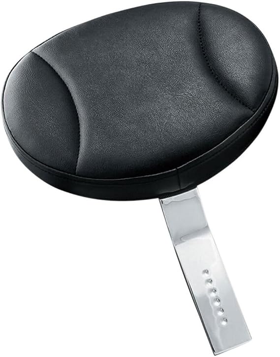 Kuryakyn 1670 Plug-In Adjustable Driver Seat Backrest for 1997-2019 Harley-Davidson Touring Motorcycles , Black