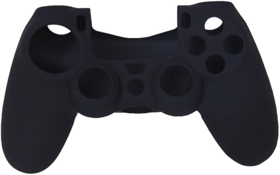 Silicone Protective Skin Case Cover for Sony PlayStation 4 PS4 Controller - Black