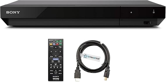 Region Free 4k UHD Blu-ray Player Compatible with Sony UBP-X700 | Multi-Region Code Free | UHD 4K Playback, Blu-ray Zone A, B, C Plus DVD Region 0-8 | Dynastar 6FT HDMI