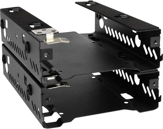 Phanteks - Stackable 3.5" HDD Bracket Duo Pack Cases PH-HDDKT_03,Black