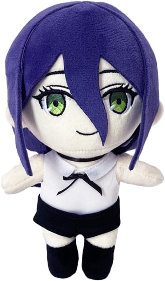 JCvCX Purple Hair Girl with Hair Pack Plush Toy Anime Figure Stuffed Plushies Soft Doll Pillow
