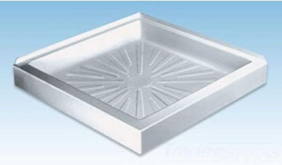 Mustee 3434DTM Durabase Shower Base, White