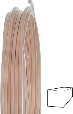 WireJewelry 20 Gauge Square Half Hard 1420 Rose Gold Filled Wire - 5 Feet