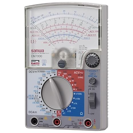 Japan sanwa EM7000 Analog Multitesters/FET Tester High Sensitivity for Measurement of Lower capacitance