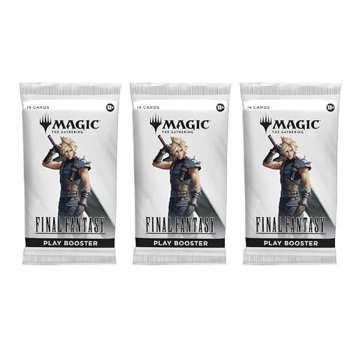 3 Packs Magic The Gathering Play Booster Pack Lot MTG Final Fantasy