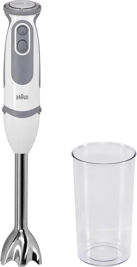 Braun House Hold mq5200 Hand Blender, Plastic, White/Grey