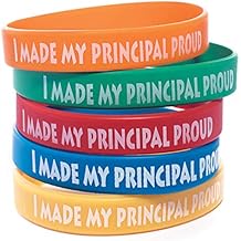Anderson's Silicone Wristband Assortments, Academic Wristbands for Kids, 25/pkg