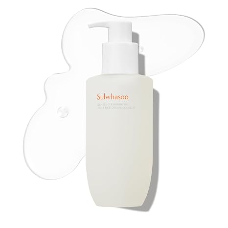 Sulwhasoo Gentle Cleansing Oil | Korean Oil Cleanser & Makeup Remover | Dissolves Waterproof Makeup & SPF | Hydrating Double Cleanse Face Wash for Dry & Sensitive Skin