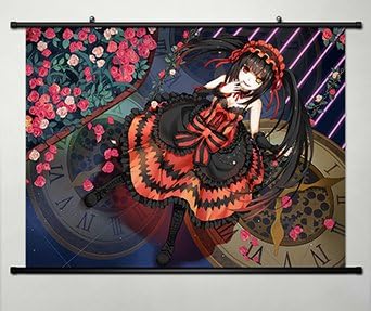 Date A Live Wall Scroll Poster Fabric Painting for Anime Tokisaki Kurumi 118