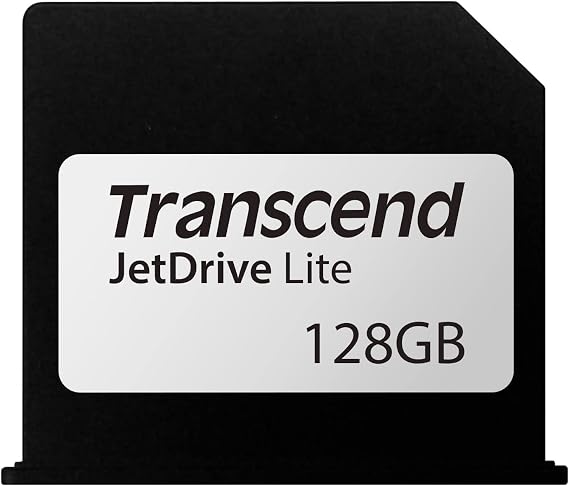 Transcend 128GB JetDrive Lite 130 Storage Expansion Card for 13-Inch MacBook Air (TS128GJDL130) , Black