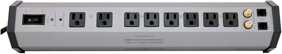 Furman PST8 SMP EVS LiFT 15-Amp Aluminum Chassis 8-Outlet Cable and Telco Protection Advanced Level Power Conditioning