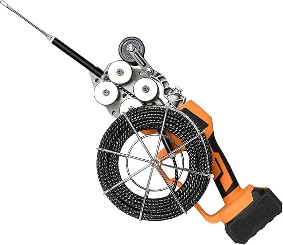 Electrician Threader Stringing Wire Machine, 40m/min Cordless Electric Stringing Wire Puller, Cable Threading Tool for Drywall Ceiling Under Rug Condui (Color : 1Battery)