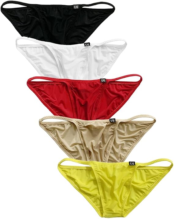 Men's Comfy Ice Silk Sheer Slim Spaghetti Strap Panties