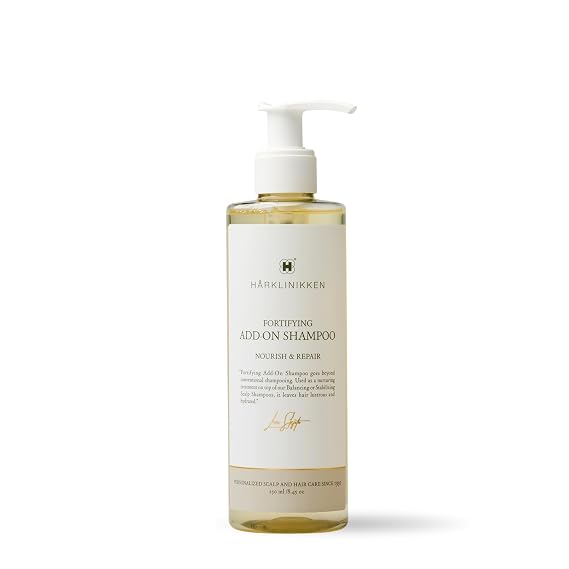 Harklinikken Fortifying Shampoo - Nourishing Niacinamide & Aloe Vera to Revive Dull, Brittle Hair and Balance Dry, Delicate Scalps - Gentle Gel Formula
