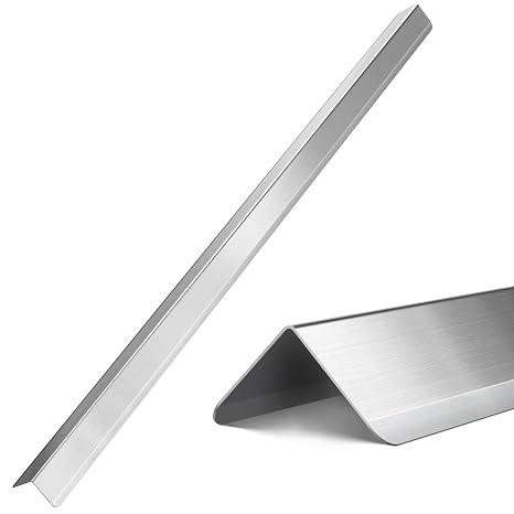 Zipcase Stainless Steel Wall Corner Guard, 6 Pack, 2 x 2 x 48 inch | with 90-Degree Angle for Wall Protection and Decoration