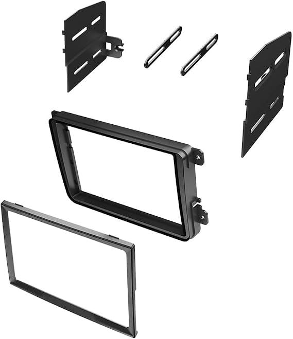Xscorpion Double DIN Car Stereo Radio Install Dash Kit Compatible with Volkswagen 2005 2006 2007 2008 2009 2010