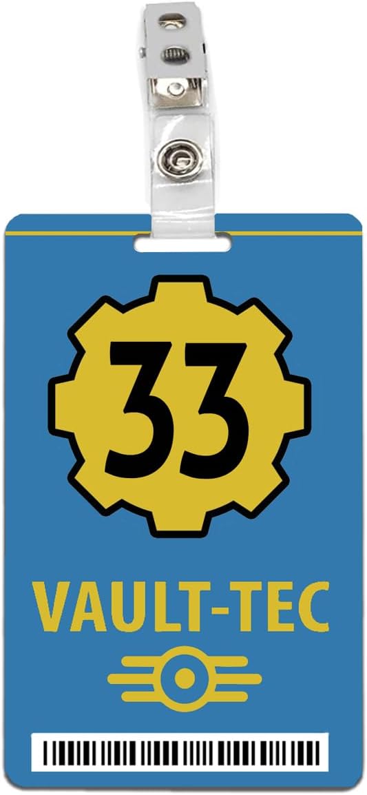 Vault-Tec Vault 33 ID Badge PVC