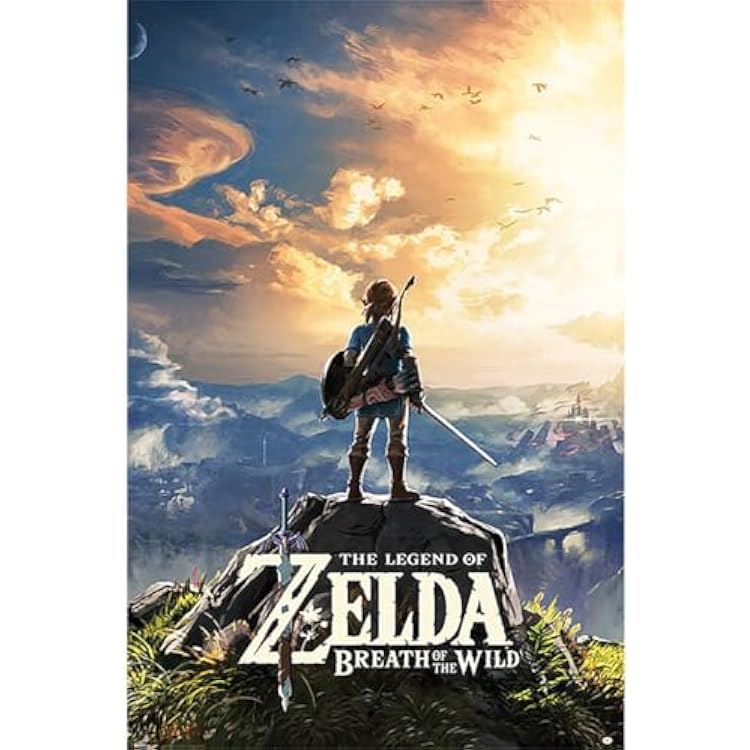 Pyramid America The Legend of Zelda Breath of The Wild Hyrule Video Game Gaming Cool Wall Decor Art Print Poster 60x90