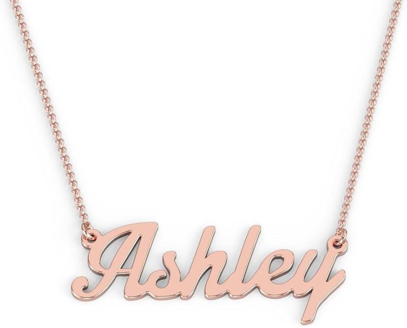 TSD Personalized Name Necklace in Glamorous Font