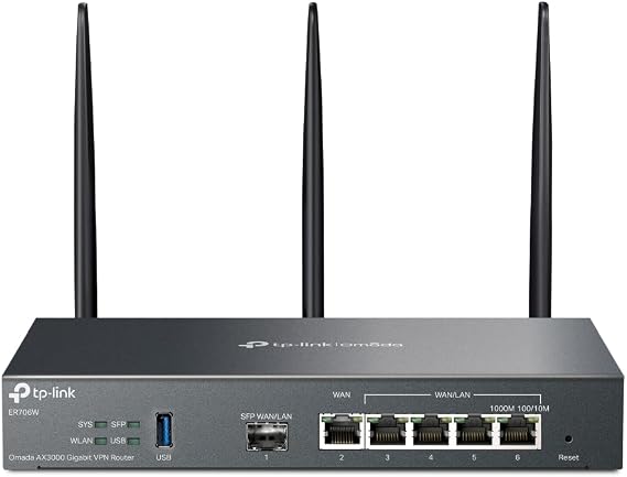 TP-Link ER706W, Omada AX3000 Gigabit VPN Router