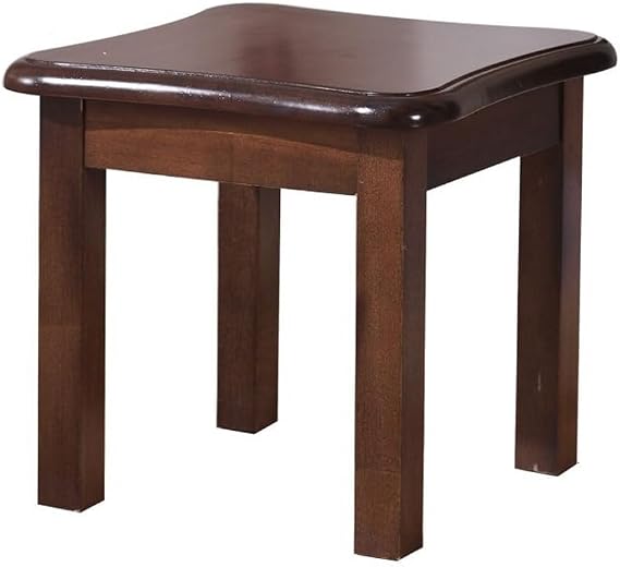 Small Step Stool Modern Solid Wood Makeup Stool, Light Luxury Shoe Changing, Bedroom Home Dressing Table, Simple Low Chair(02)