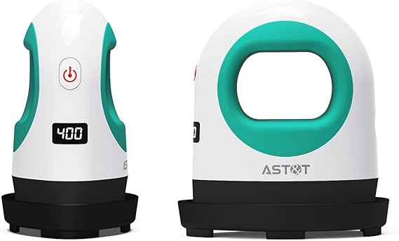 Heat Press Mini Heat Press Machine, Small Heat Press for T Shirts, Hats, Heating Transfer Projects,14 Levels Temperature Setting (White&Green)