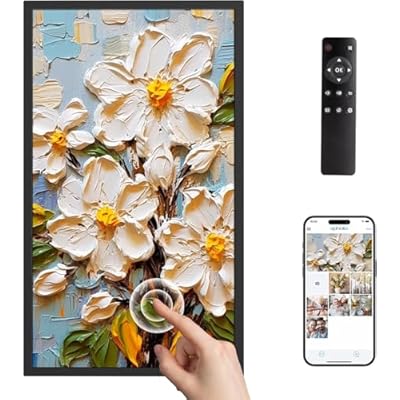 Dragon Touch Large Digital Picture Frame 21.5 inch Black Touch Screen WiFi Digital Photo Frame Display, 32GB Storage, Auto-Rotate, Share Photos via App, Email, Cloud, Classic 21