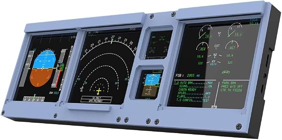 D106 A32X/A35X/A38X PFD-ND-ECAM-E/WD 4-in-1-Display for MSFS 2020/2024 - Windows Home Cockpit Panel