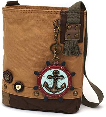 Chala Patch Cross-Body Women Handbag Canvas Messenger Bag