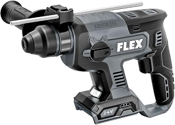 FLEX 24V Brushless Cordless 7/8-Inch SDS Plus 1.3 Ft-Lbs Torque Rotary Hammer Tool Only, Battery and Charger Not Included - FX1531-Z